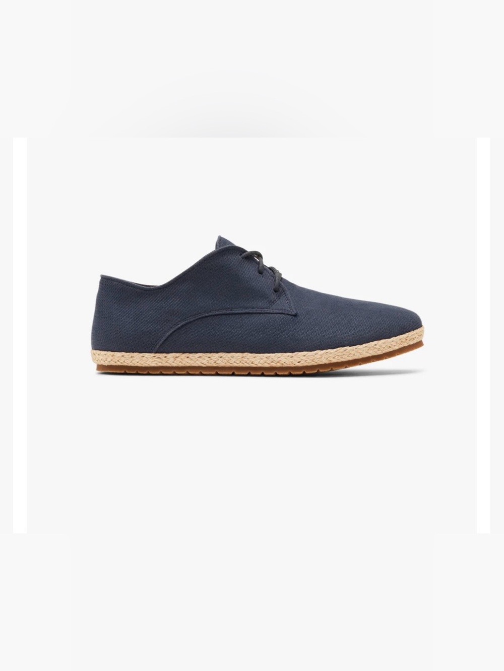 PATARA Men”s Eco - Friendly Navy  Nomad Canvas Lace-Up  Travel Shoes Size US 9